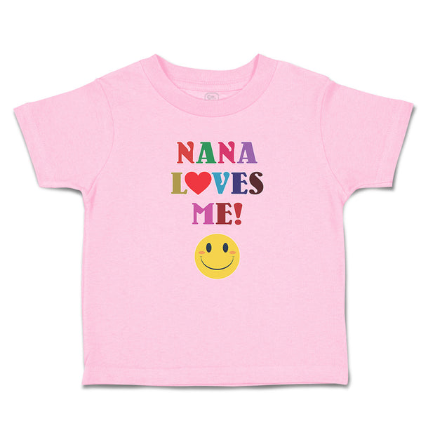 Toddler Clothes Nana Loves Me! with Smile Toddler Shirt Baby Clothes Cotton