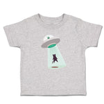 Cute Toddler Clothes Alien Attacking Outer Space Toddler Shirt Cotton