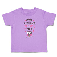Owl Always Love You! Bird with Little Pink Hearts