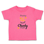Toddler Girl Clothes Pretty & Eyes Chunky Thighs with Yellow Heart Toddler Shirt