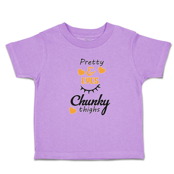 Pretty & Eyes Chunky Thighs with Yellow Heart