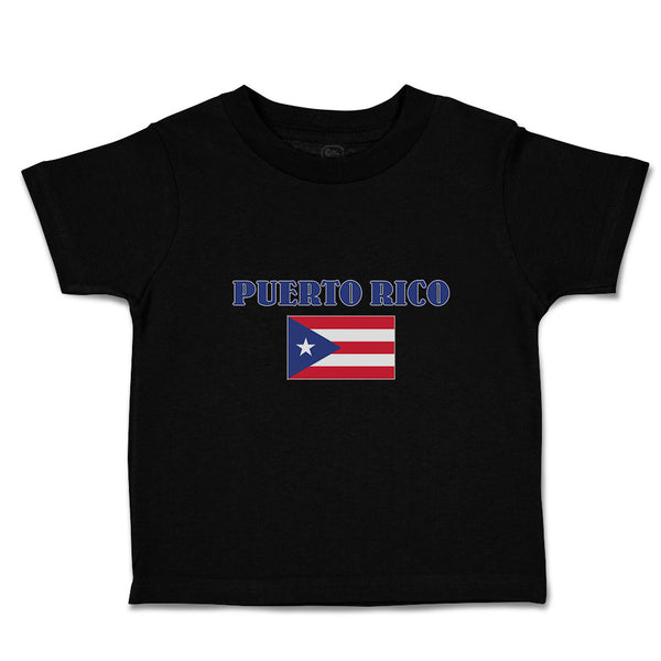 Cute Toddler Clothes American National Flag of Puerto Rico Usa Toddler Shirt