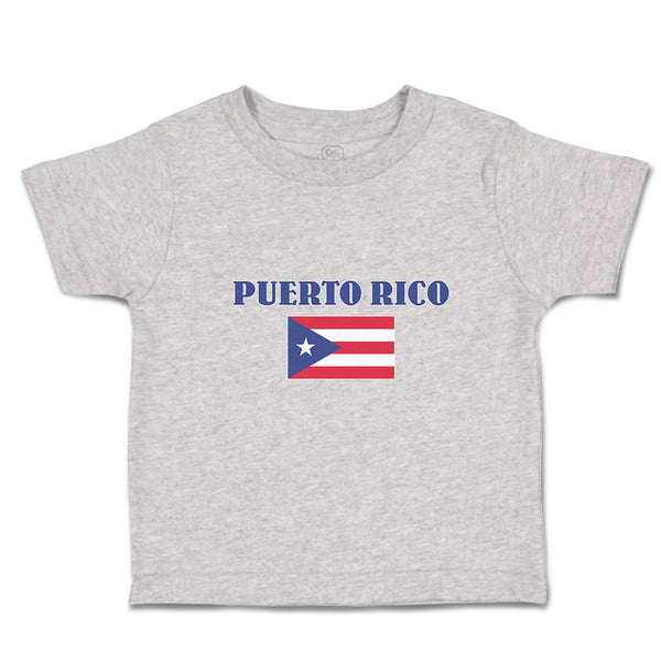 Cute Toddler Clothes American National Flag of Puerto Rico Usa Toddler Shirt