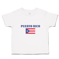 Cute Toddler Clothes American National Flag of Puerto Rico Usa Toddler Shirt