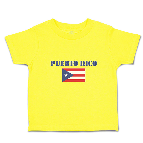 Cute Toddler Clothes American National Flag of Puerto Rico Usa Toddler Shirt