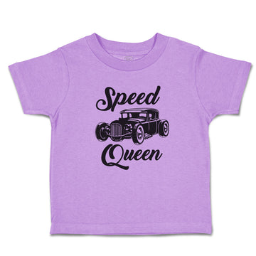 Toddler Girl Clothes Speed Queen with Classic Modern Car Toddler Shirt Cotton