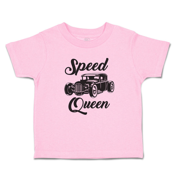 Toddler Girl Clothes Speed Queen with Classic Modern Car Toddler Shirt Cotton