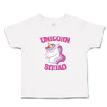 Toddler Girl Clothes Magical Colorful Unicorn Squad with Eyes Closed Cotton