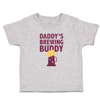 Cute Toddler Clothes Daddy's Brewing Buddy Toddler Shirt Baby Clothes Cotton