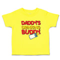 Cute Toddler Clothes Daddy's Drinking Buddy with Baby's Feeding Bottle Cotton