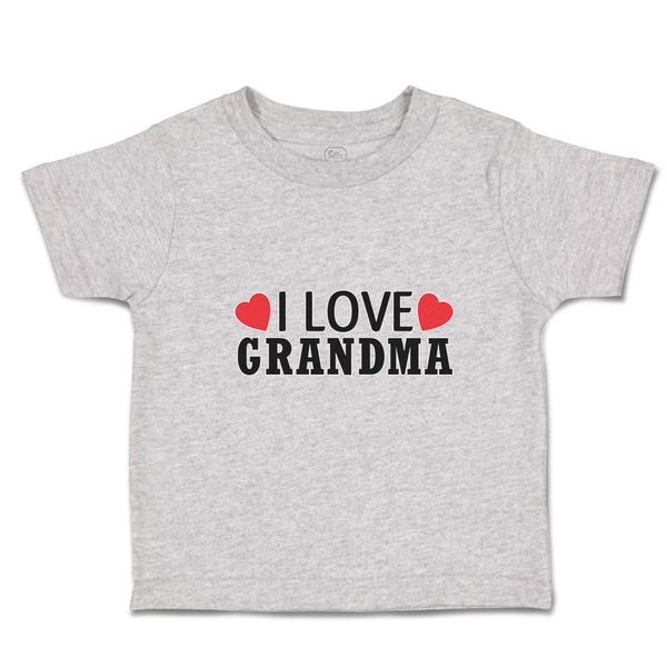 Toddler Clothes I Love Grandma Toddler Shirt Baby Clothes Cotton