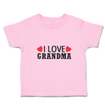 Toddler Clothes I Love Grandma Toddler Shirt Baby Clothes Cotton