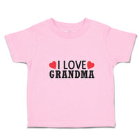 Toddler Clothes I Love Grandma Toddler Shirt Baby Clothes Cotton