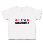 Toddler Clothes I Love Grandma Toddler Shirt Baby Clothes Cotton