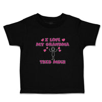 Toddler Clothes I Love My Grandma This Much Toddler Shirt Baby Clothes Cotton
