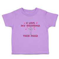 Toddler Clothes I Love My Grandma This Much Toddler Shirt Baby Clothes Cotton