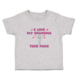 Toddler Clothes I Love My Grandma This Much Toddler Shirt Baby Clothes Cotton