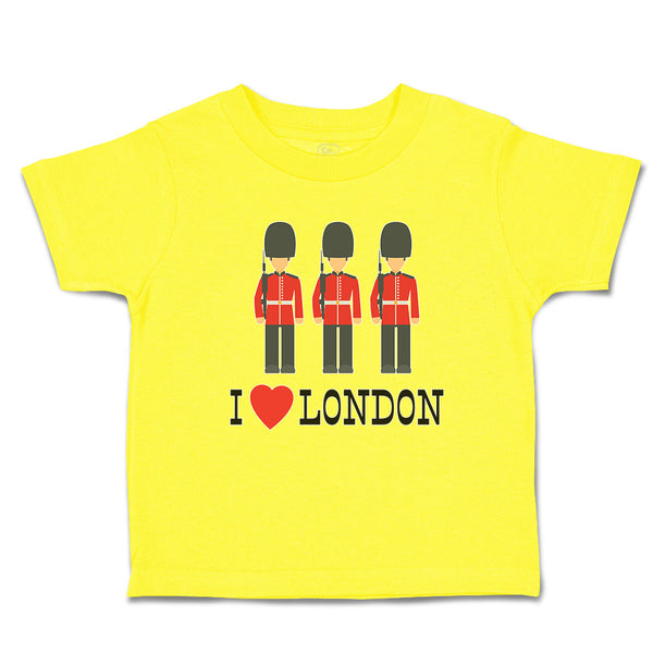 Cute Toddler Clothes Security Guard with Guns and I Love London with Heart