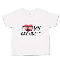 Toddler Clothes I Love My Gay Uncle Toddler Shirt Baby Clothes Cotton