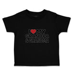 Toddler Clothes I Love My Grandpa & Grandma Toddler Shirt Baby Clothes Cotton