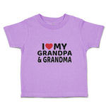 Toddler Clothes I Love My Grandpa & Grandma Toddler Shirt Baby Clothes Cotton