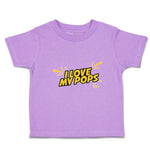 Toddler Clothes I Love My Pops Toddler Shirt Baby Clothes Cotton