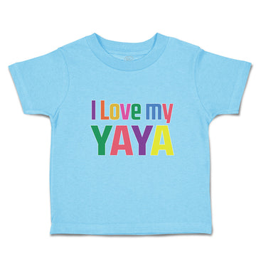 Toddler Clothes I Love My Yaya Toddler Shirt Baby Clothes Cotton