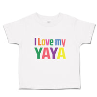 Toddler Clothes I Love My Yaya Toddler Shirt Baby Clothes Cotton