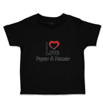 Toddler Clothes I Love Papaw & Mamaw Toddler Shirt Baby Clothes Cotton