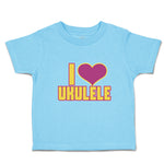 Toddler Clothes I Love Ukulele Toddler Shirt Baby Clothes Cotton