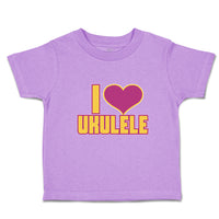 Toddler Clothes I Love Ukulele Toddler Shirt Baby Clothes Cotton