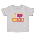 Toddler Clothes I Love Ukulele Toddler Shirt Baby Clothes Cotton