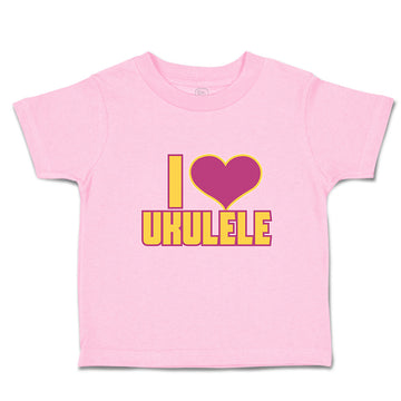 Toddler Clothes I Love Ukulele Toddler Shirt Baby Clothes Cotton