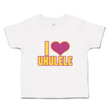 Toddler Clothes I Love Ukulele Toddler Shirt Baby Clothes Cotton