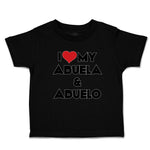 Toddler Clothes I Love My Abuela & Abuelo Toddler Shirt Baby Clothes Cotton