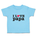 Toddler Clothes I Love Papa Toddler Shirt Baby Clothes Cotton