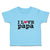 Toddler Clothes I Love Papa Toddler Shirt Baby Clothes Cotton
