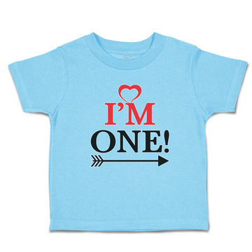 Toddler Clothes I'M 1 with Patter Arrow Toddler Shirt Baby Clothes Cotton