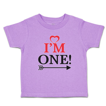 Toddler Clothes I'M 1 with Patter Arrow Toddler Shirt Baby Clothes Cotton