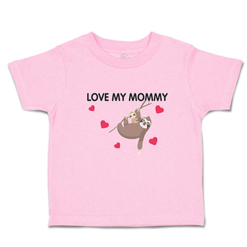 Toddler Clothes Love My Mommy Sloth's Love Toddler Shirt Baby Clothes Cotton
