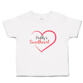Toddler Girl Clothes Daddy's Sweetheart Toddler Shirt Baby Clothes Cotton