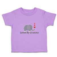 Loved by Grammy An Elephant Blowing Heart Symbol