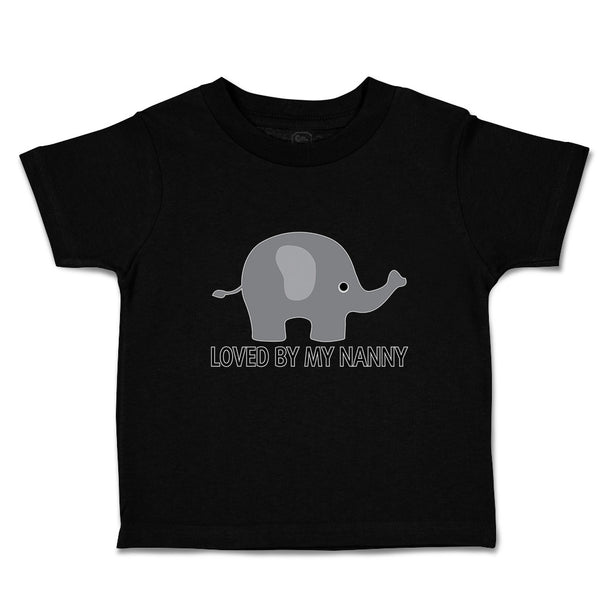 Toddler Clothes Loved by My Nanny An Elephant Toddler Shirt Baby Clothes Cotton