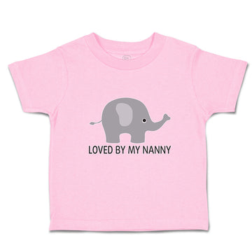 Toddler Clothes Loved by My Nanny An Elephant Toddler Shirt Baby Clothes Cotton