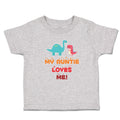 Toddler Clothes My Auntie Loves Me! Toddler Shirt Baby Clothes Cotton