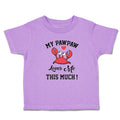 Toddler Clothes My Pawpaw Loves Me This Much! An Sealife Crab with Big Eyes