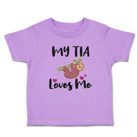 Toddler Clothes My Tia Loves Me Toddler Shirt Baby Clothes Cotton