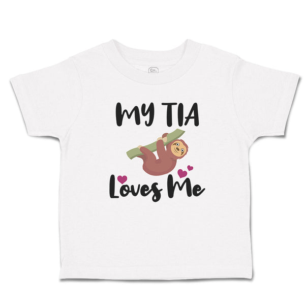 Toddler Clothes My Tia Loves Me Toddler Shirt Baby Clothes Cotton