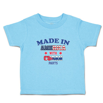 Toddler Clothes Made in America with Cuban Parts and An American Flag of Usa