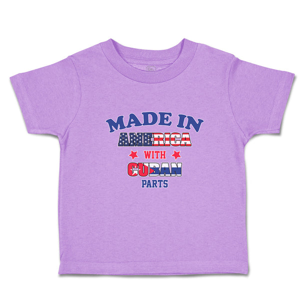 Toddler Clothes Made in America with Cuban Parts and An American Flag of Usa